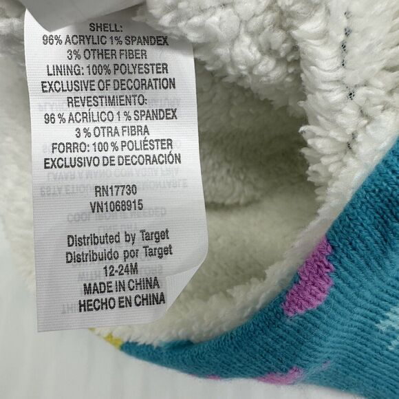 NWOT Cat & Jack Dinosaur Winter Hat 12-24 Mo Toboggan Trapper Hat Knit Fleece - Picture 8 of 8